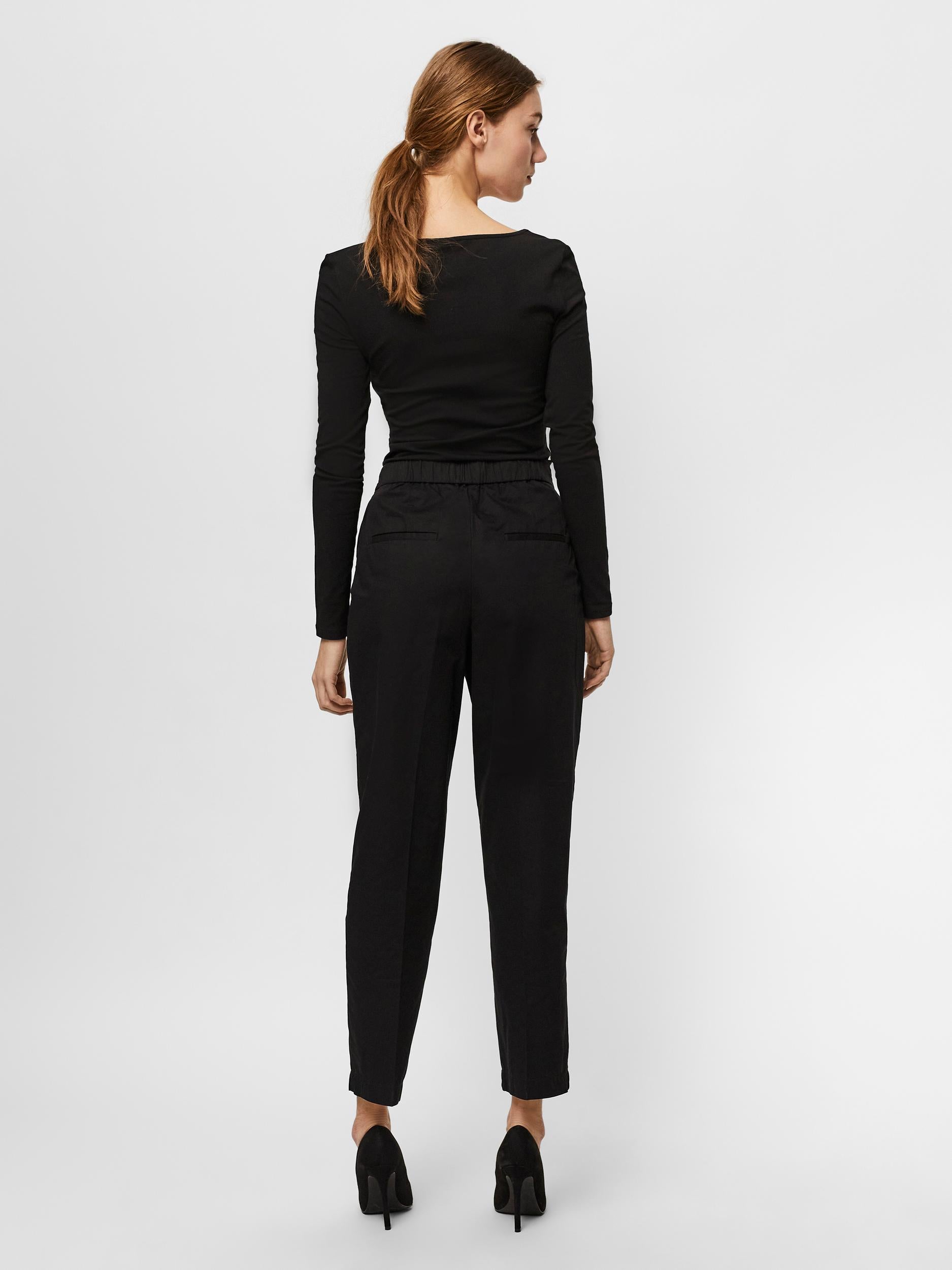 HIGH RISE LOOSE ANKLE PANT