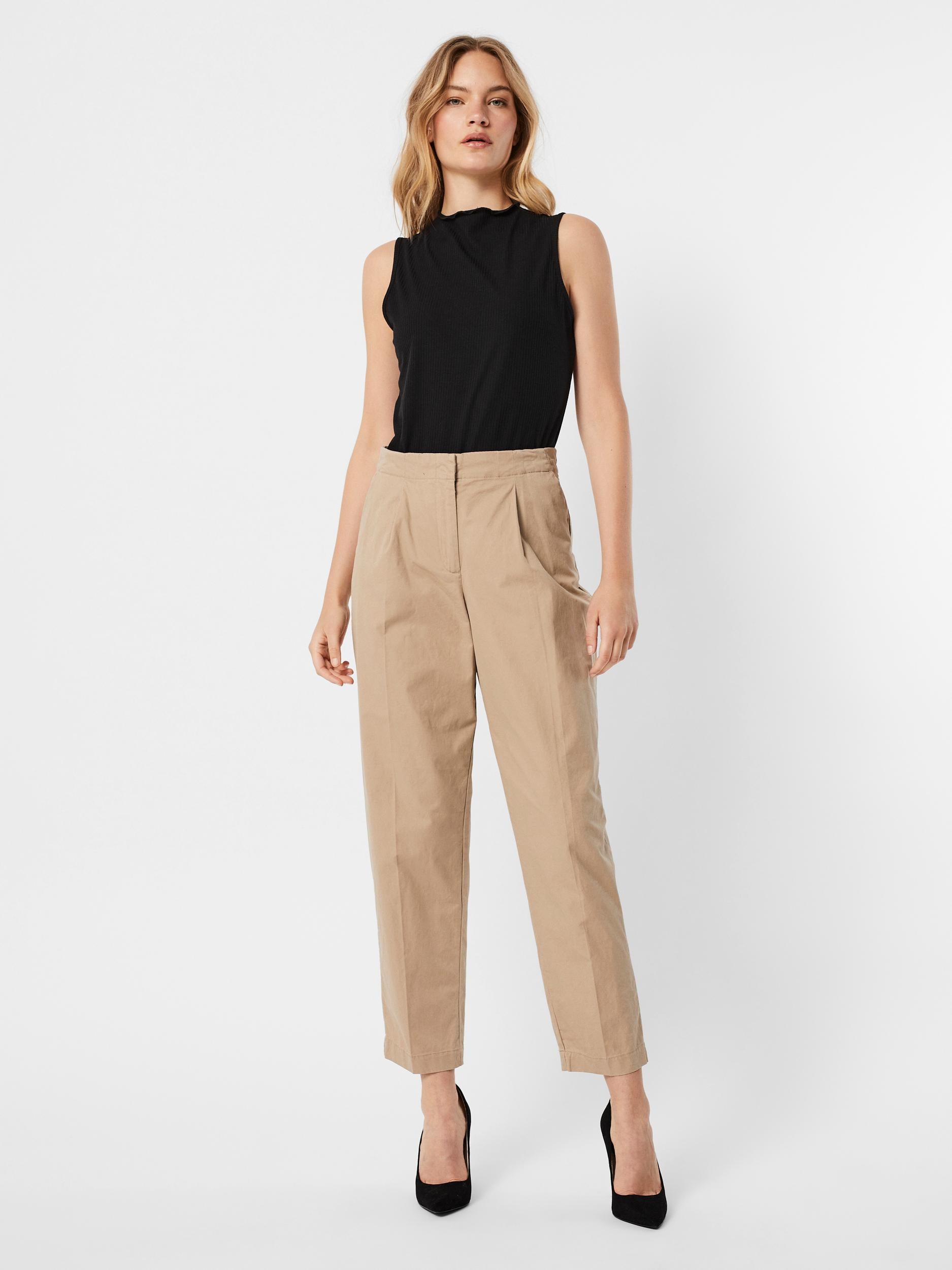 HIGH RISE LOOSE ANKLE PANT