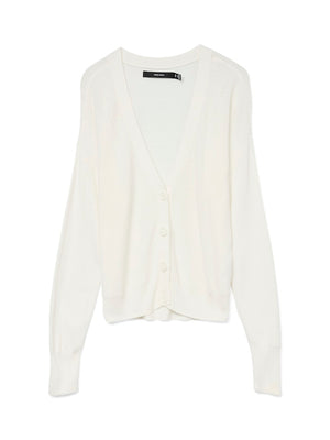 SHORT V-NECK CARDIGAN