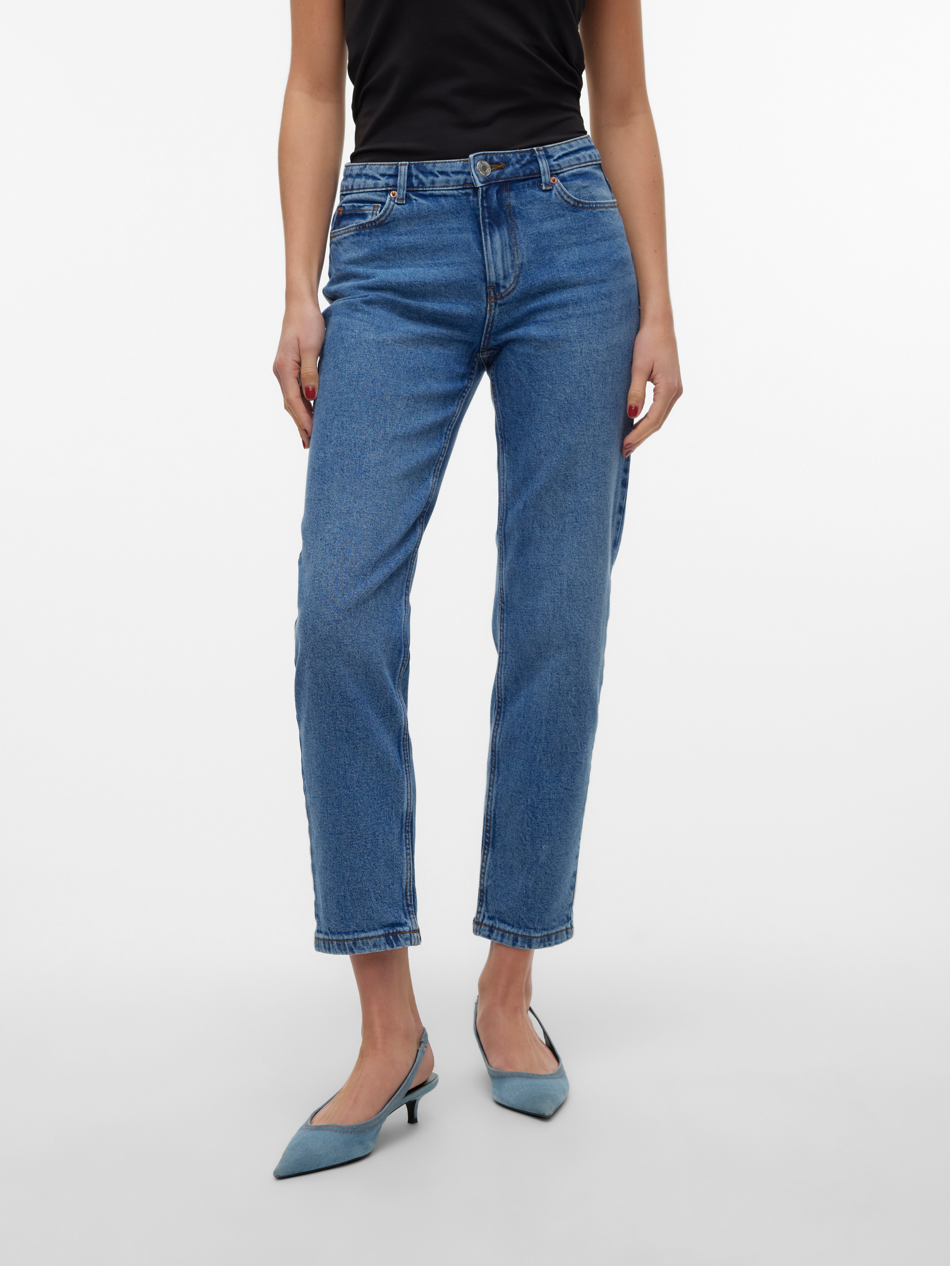 MID RISE STRAIGHT JEANS