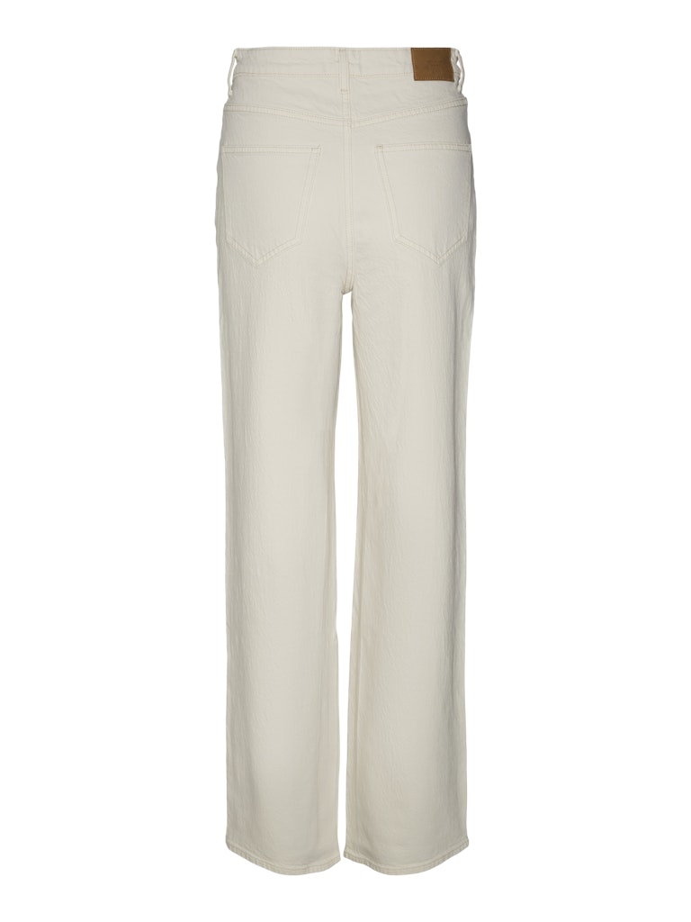 TESSA HR WIDE JEANS ECRU