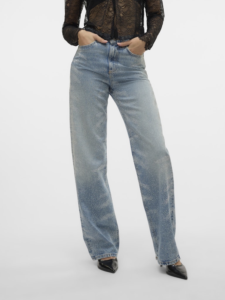 TESSA HIGH RISE WIDE RHINE JEANS