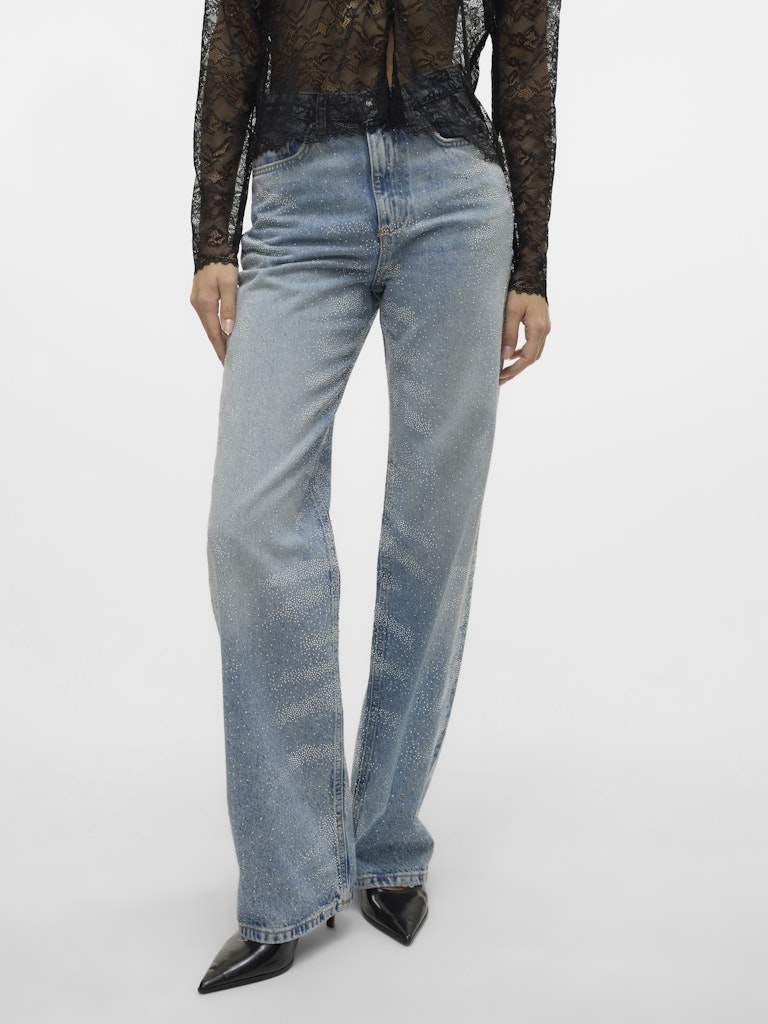 TESSA HIGH RISE WIDE RHINE JEANS