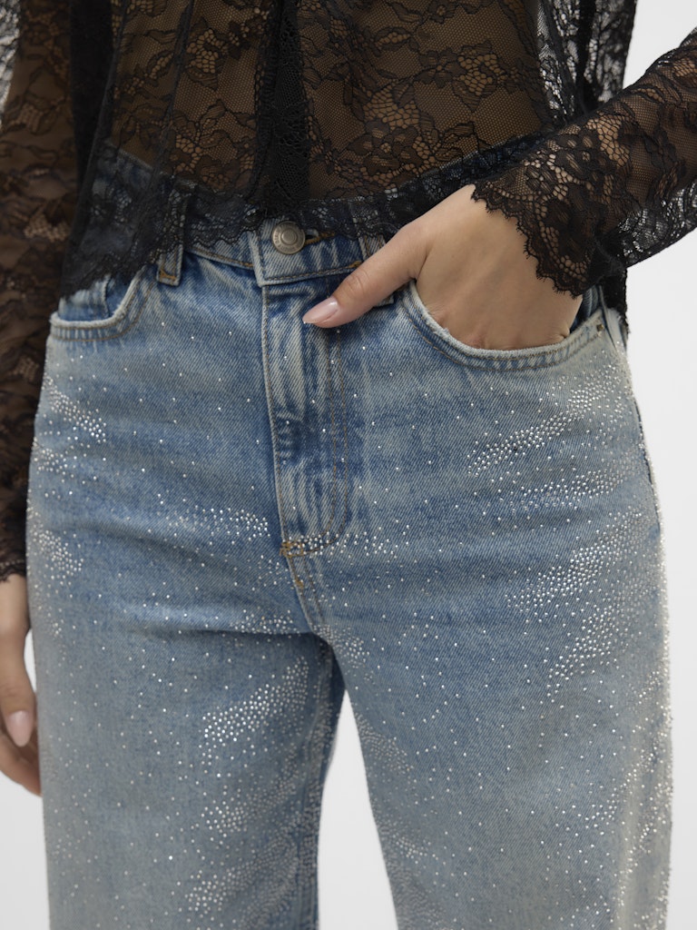 TESSA HIGH RISE WIDE RHINE JEANS