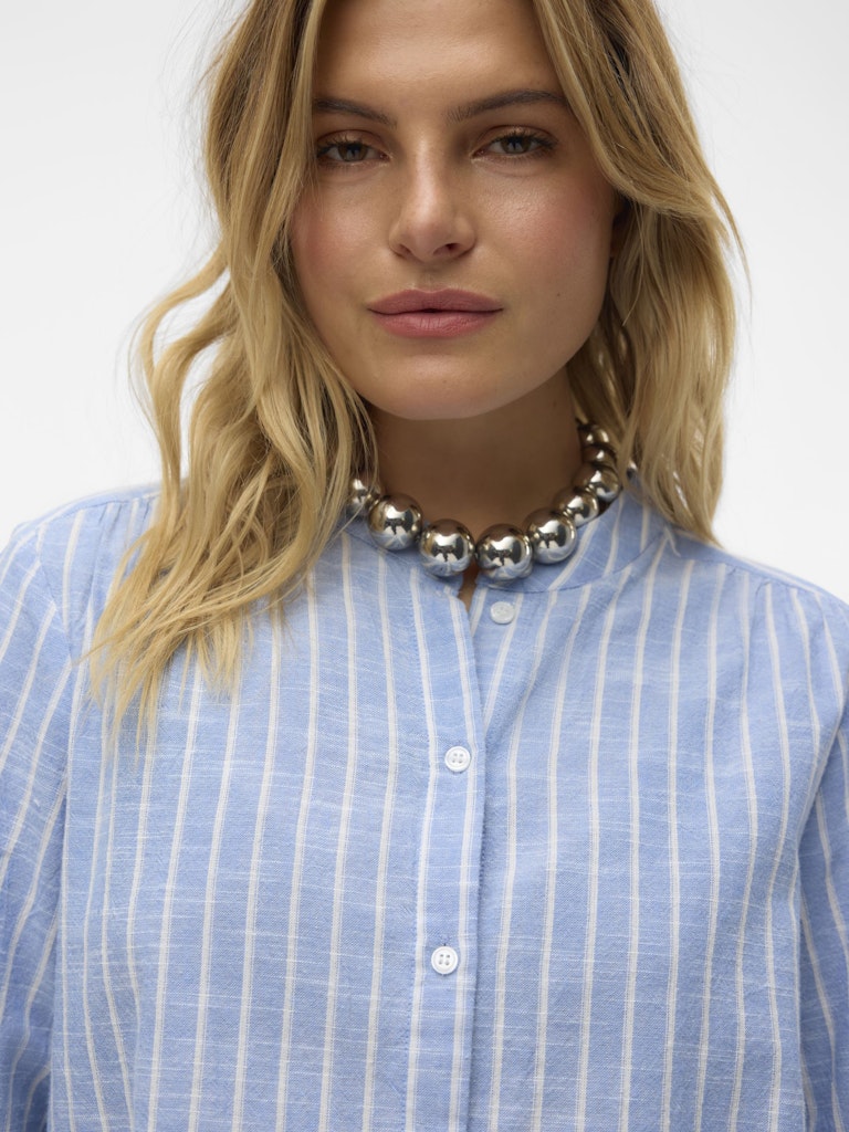Light Blue Striped Shirt