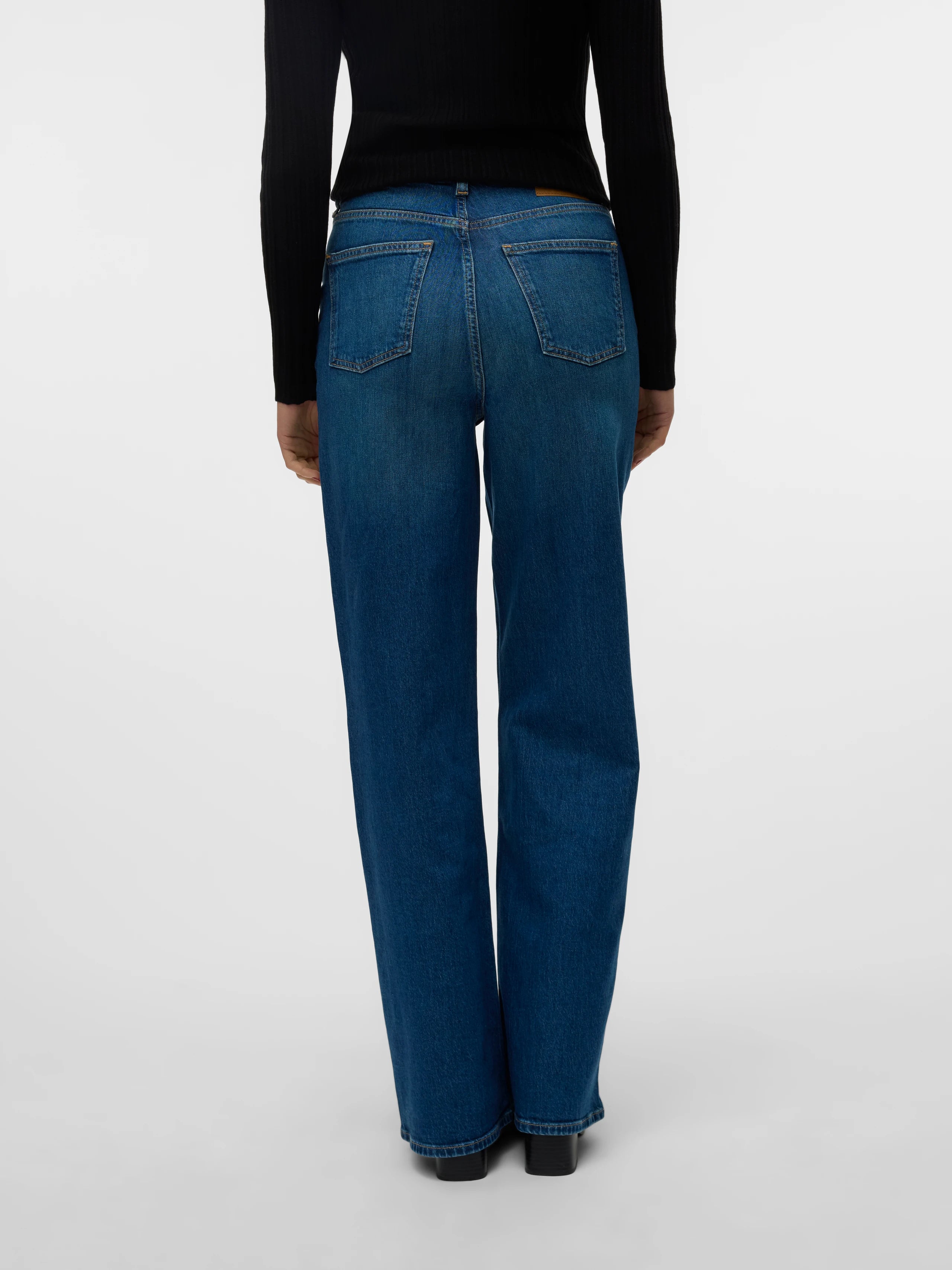 REBECCA SUPER HIGH RISE WIDE JEANS