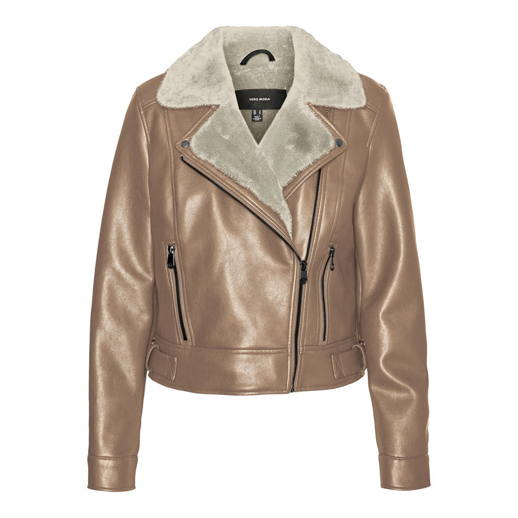 SHORT COATED JACKET
