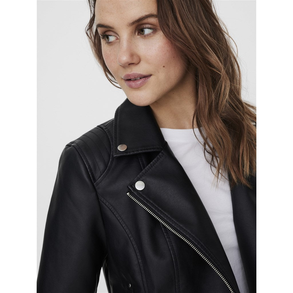 SHORT COATED JACKET