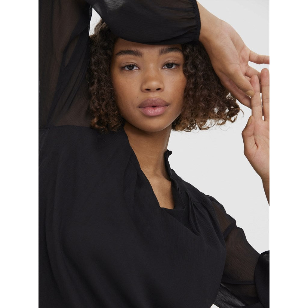 VMKAYA FALL LS V-NECK  BLOUSE WVN