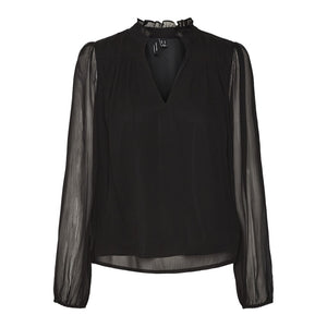 VMKAYA FALL LS V-NECK  BLOUSE WVN