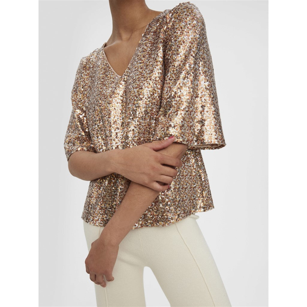 VMNANNA 2/4 SLEEVE TOP JRS BTQ