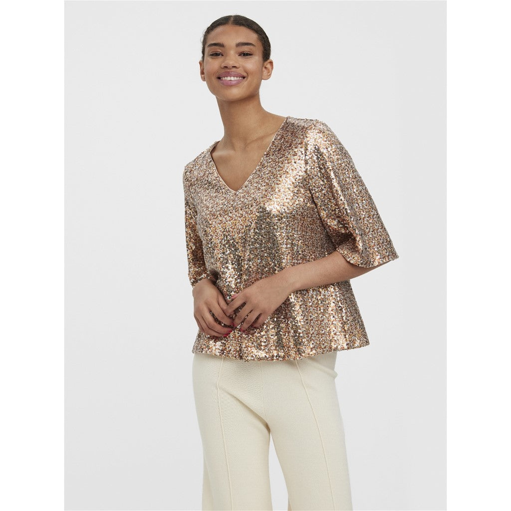 VMNANNA 2/4 SLEEVE TOP JRS BTQ