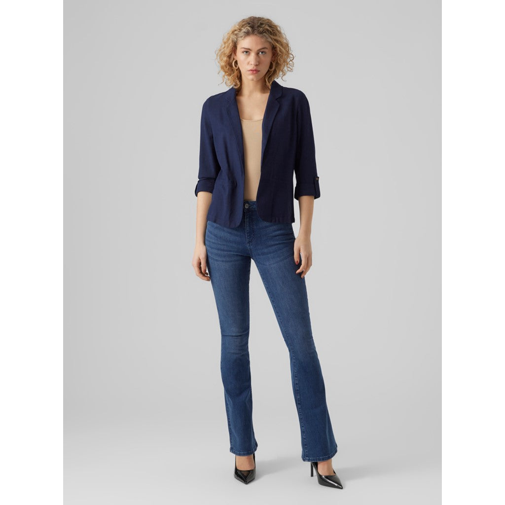 VMJESMILO 3/4 LOOSE BLAZER WVN GA NOOS