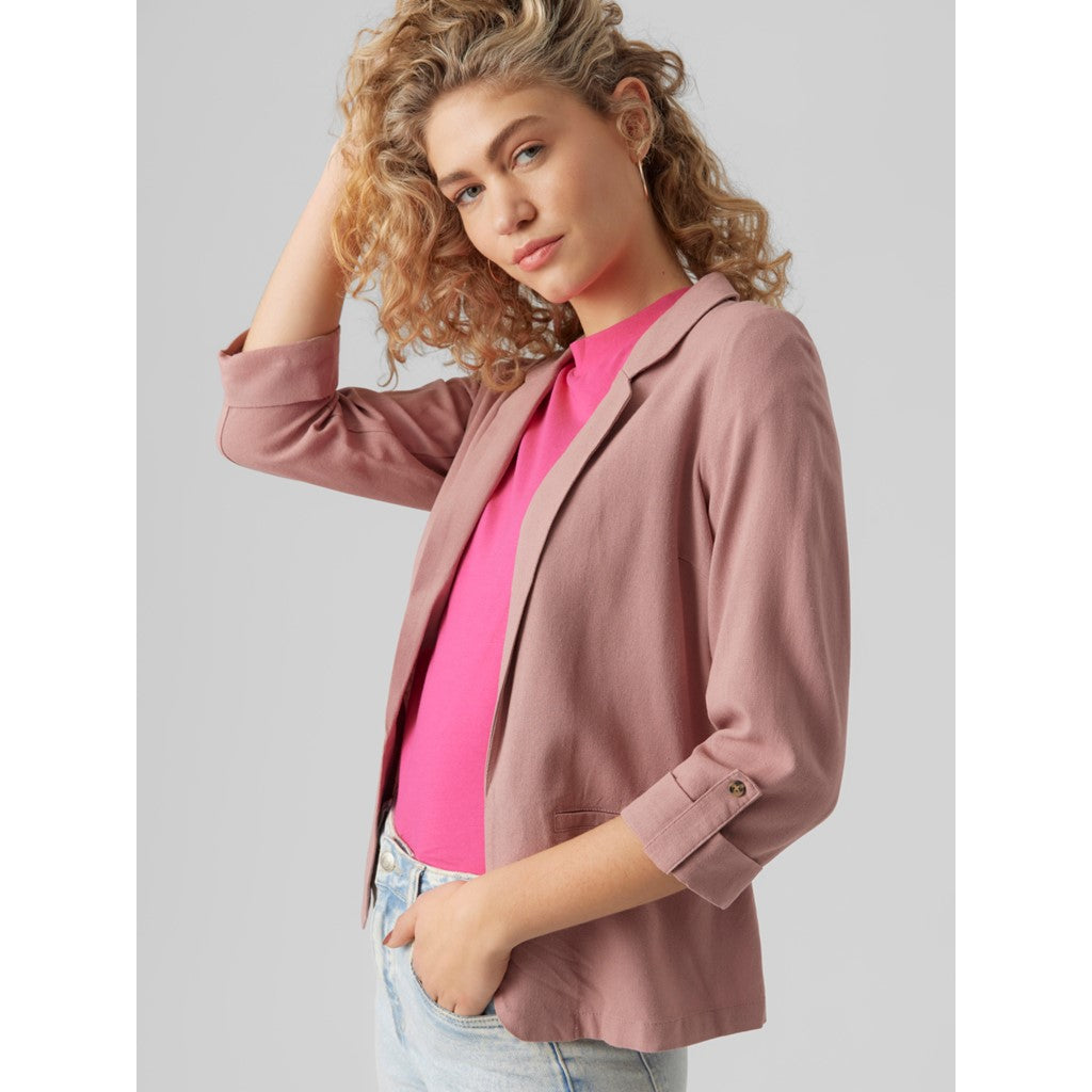 VMJESMILO 3/4 LOOSE BLAZER WVN GA NOOS