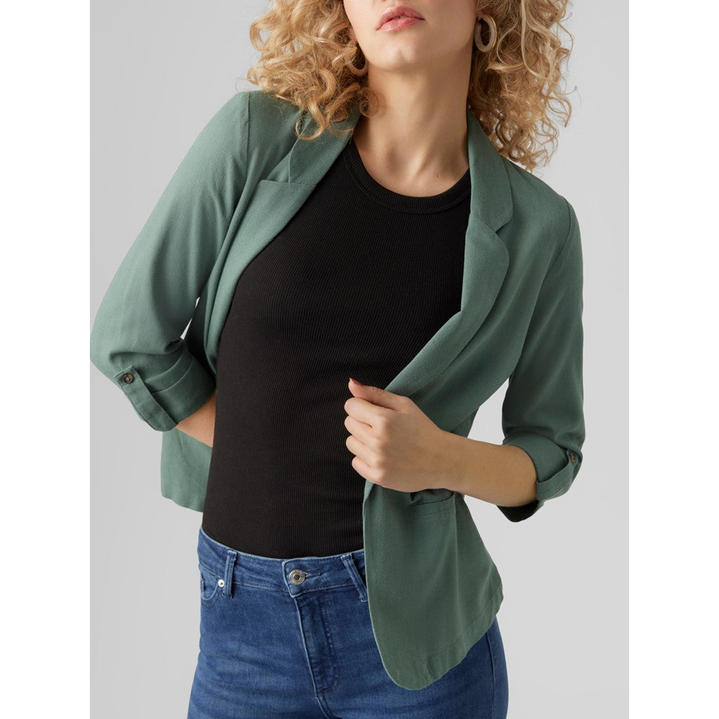 VMJESMILO 3/4 LOOSE BLAZER WVN GA NOOS