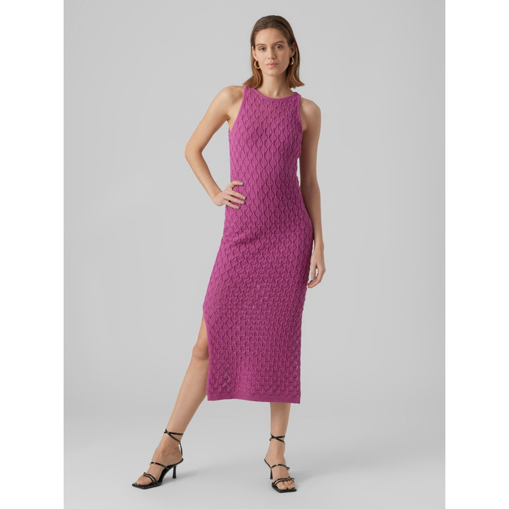 SLEEVELESS CROCHET 7/8 DRESS