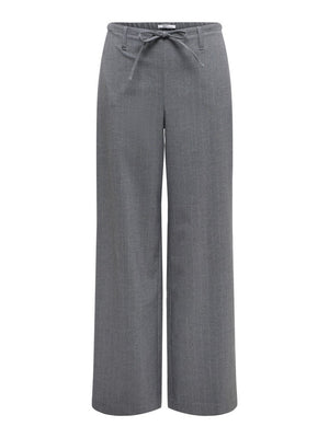 ONLOVIA LIFE MW WIDE PINSTR PANT