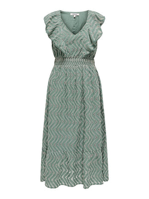SHANNON EMB DETAIL DRESS