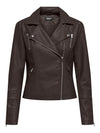 LEATHER BIKER JACKET