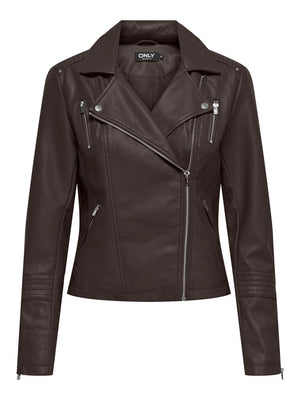 LEATHER BIKER JACKET