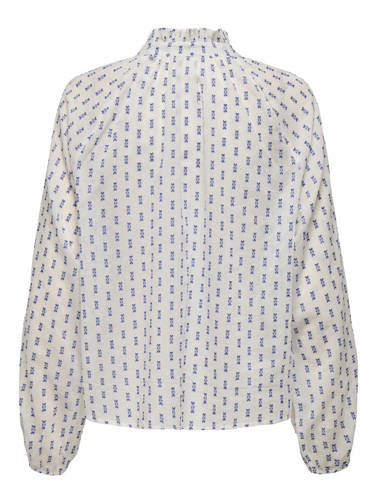 ONLGISELLE O-NECK TIE SHIRT