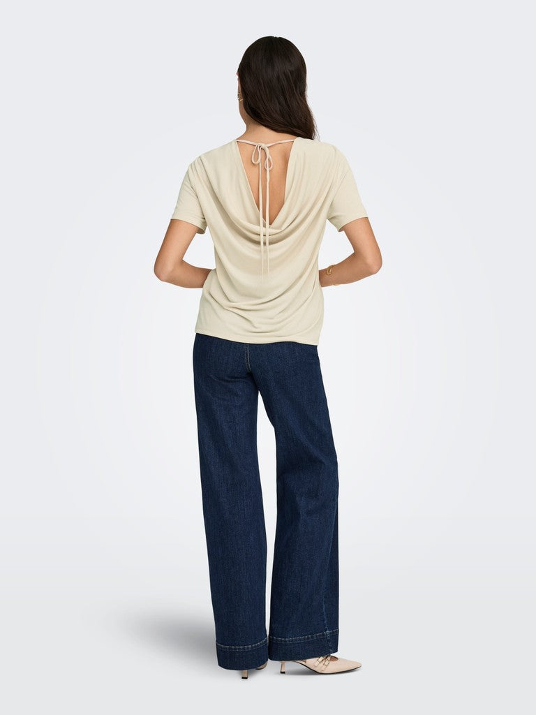 ONLFREE S/S DRAPING TOP