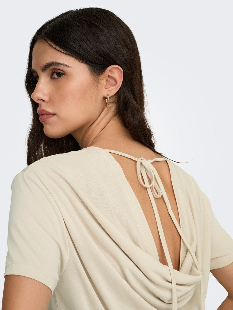 ONLFREE S/S DRAPING TOP