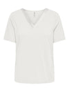 ONLFREE S/S SPLIT V-NECK TOP
