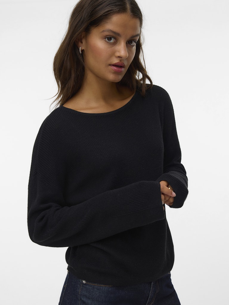 BOATNECK HEART PULLOVER