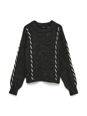 ILINA O-NECK HANDSTITCH PULLOVER