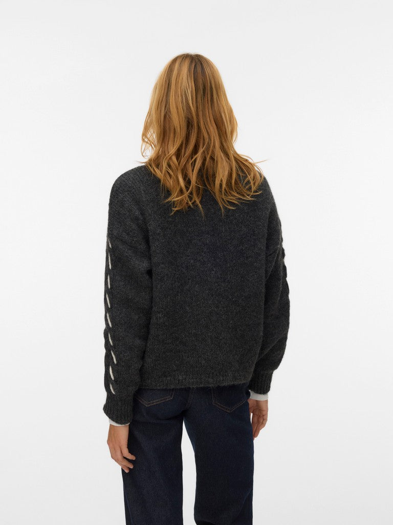 ILINA O-NECK HANDSTITCH PULLOVER