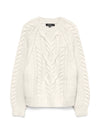 JADA O-NECK CABLE PULLOVER