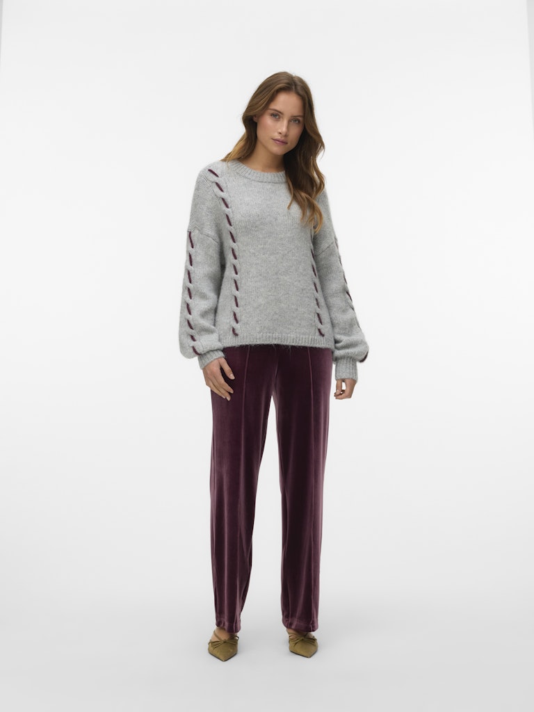ILINA O-NECK HANDSTITCH PULLOVER