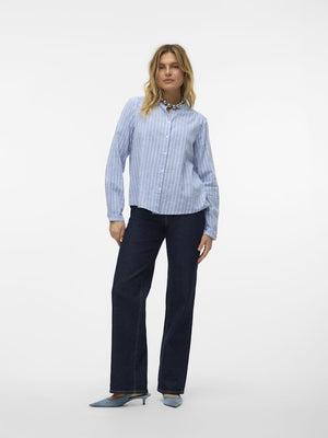 Light Blue Striped Shirt